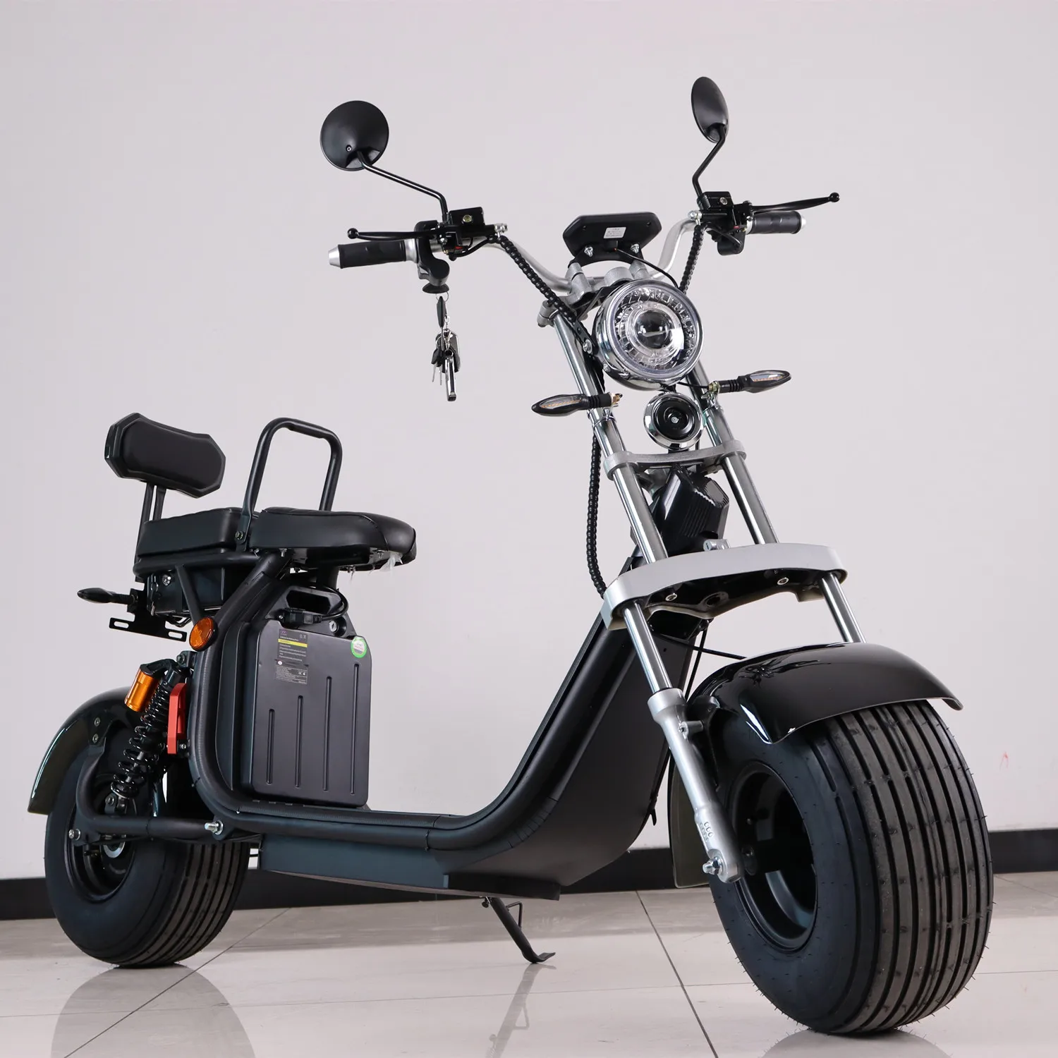 Factory Wholesale Brushless Two-wheel Electric Scooter, Removable Lithium Battery Powered Motor Scooter