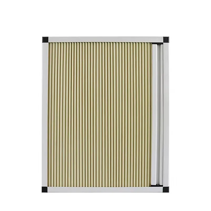 

[Factory Price] New Design Sliding Door Window Blinds Aluminium Honeycomb Non-Woven Fabric Folding Retractable Screen Interior R