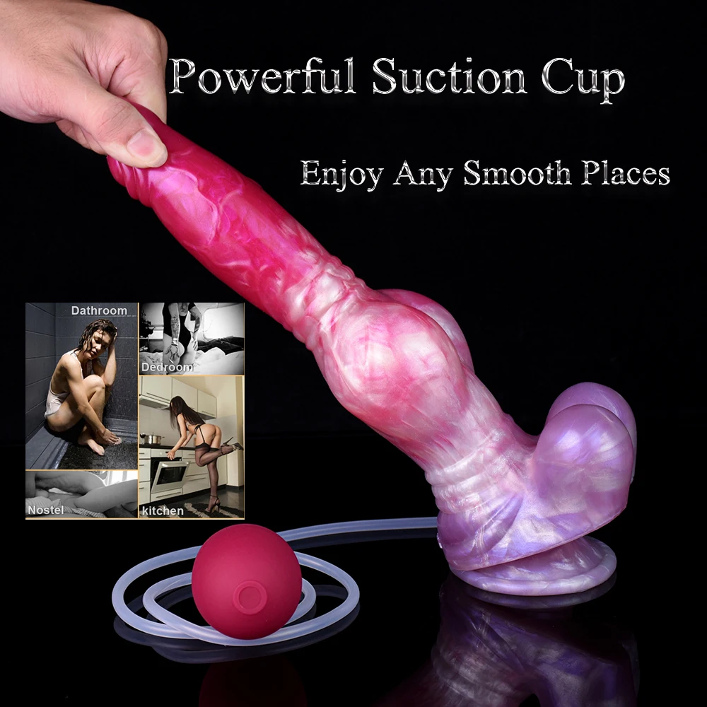 FRKO Large Knot Dildo Wolf Ejaculating Silicone Sex Tooys For Man Dog Penis Squirting Vaginal Masturbator Liquid Spray Women 18+