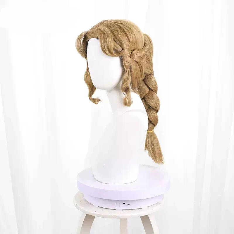 Dd54Anime Identity V Alice DeRoss Peruca Cosplay 38 cm Resistente ao Calor Perucas de Festa de Cabelo Sintético Halloween