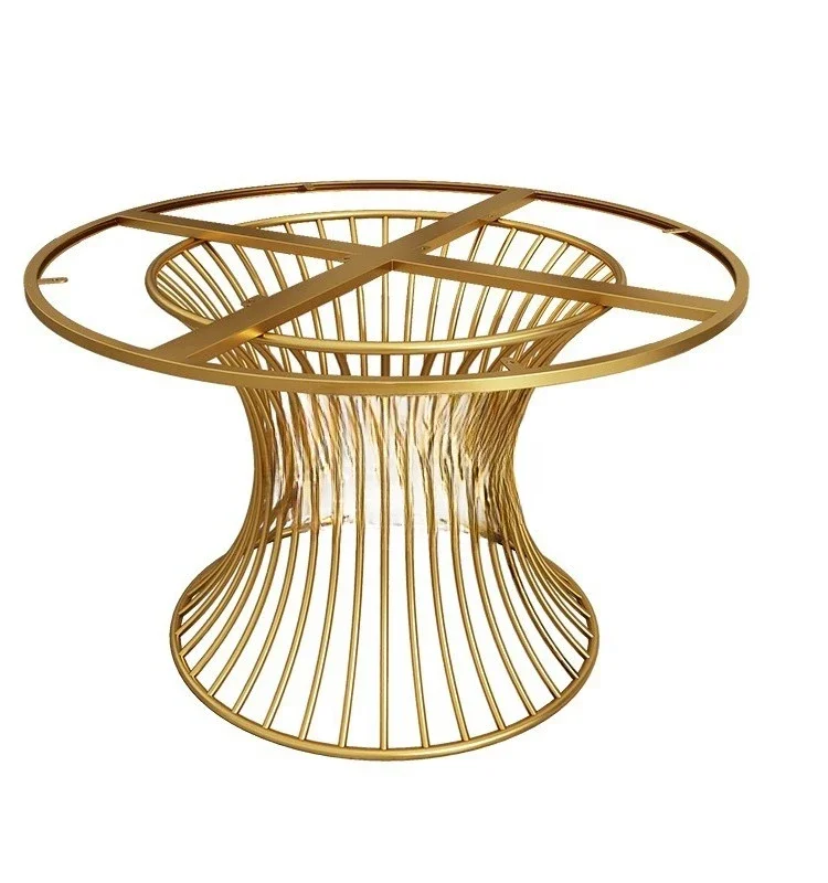 

Nordic round dining table, marble dining table tripod, office and leisure, round table leg support shelf