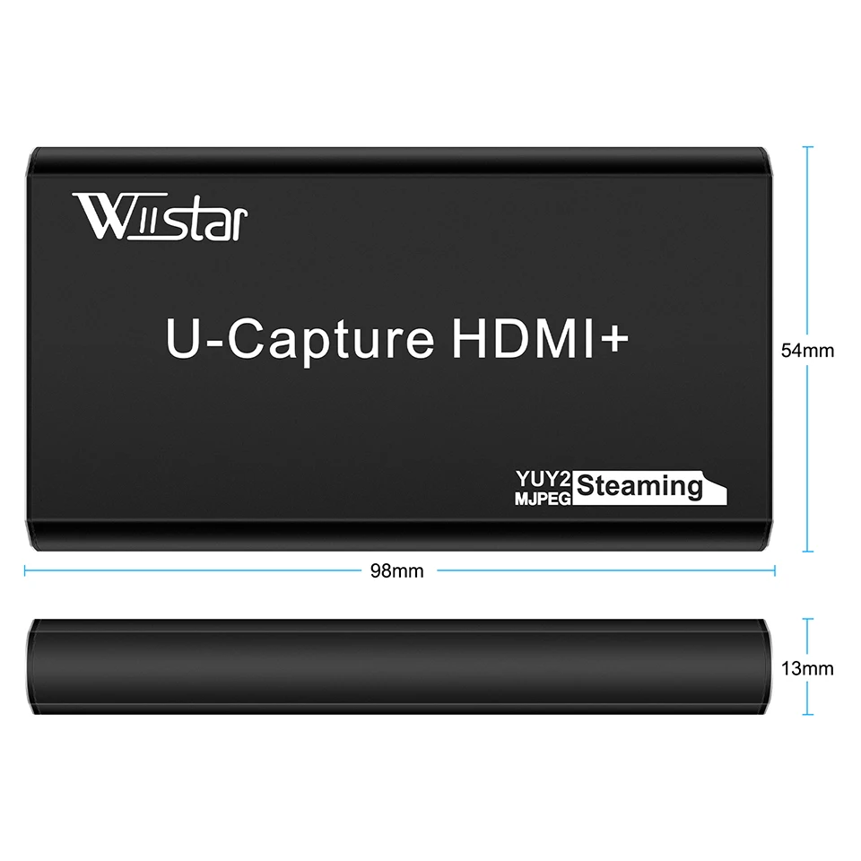 4k 1080p 60fps HDMI Video Capture Card HDMI Camera Recording Box - Compatible With Usb 3.0 pc Live Streaming Grabber Recorder