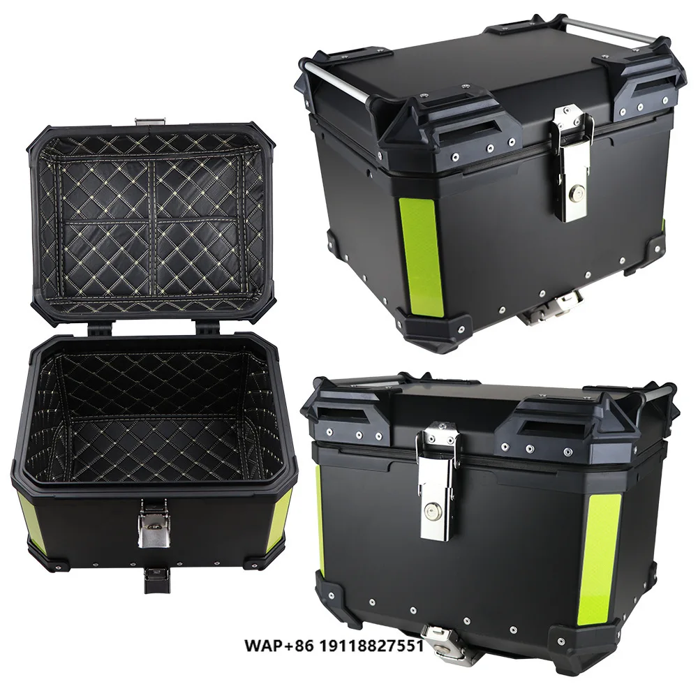 Hight Quality Motorcycle Aluminum Tail Box Waterproof Shockproof Aluminum case Motorcycle Motorcycle Saddle Boxes