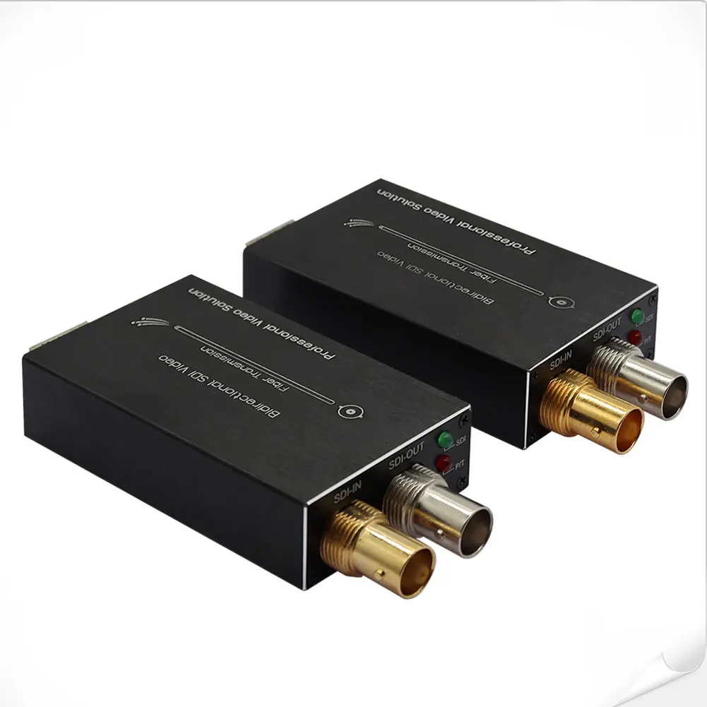 

Миниатюрный двунаправленный оптоволоконный удлинитель HD/3G SDI 1080P, одномодовый, одноволоконный конвертер