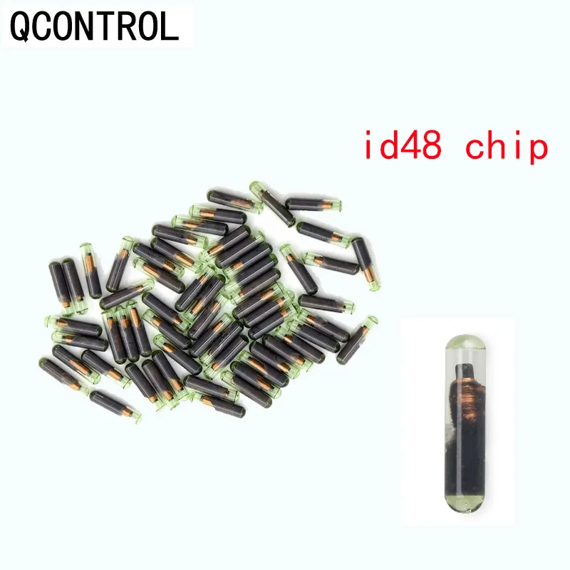 Chip ID48 48 Transponder Chip TP08 Glass Chip for VW Skoda Seat for Audi for Honda Car Key Chip