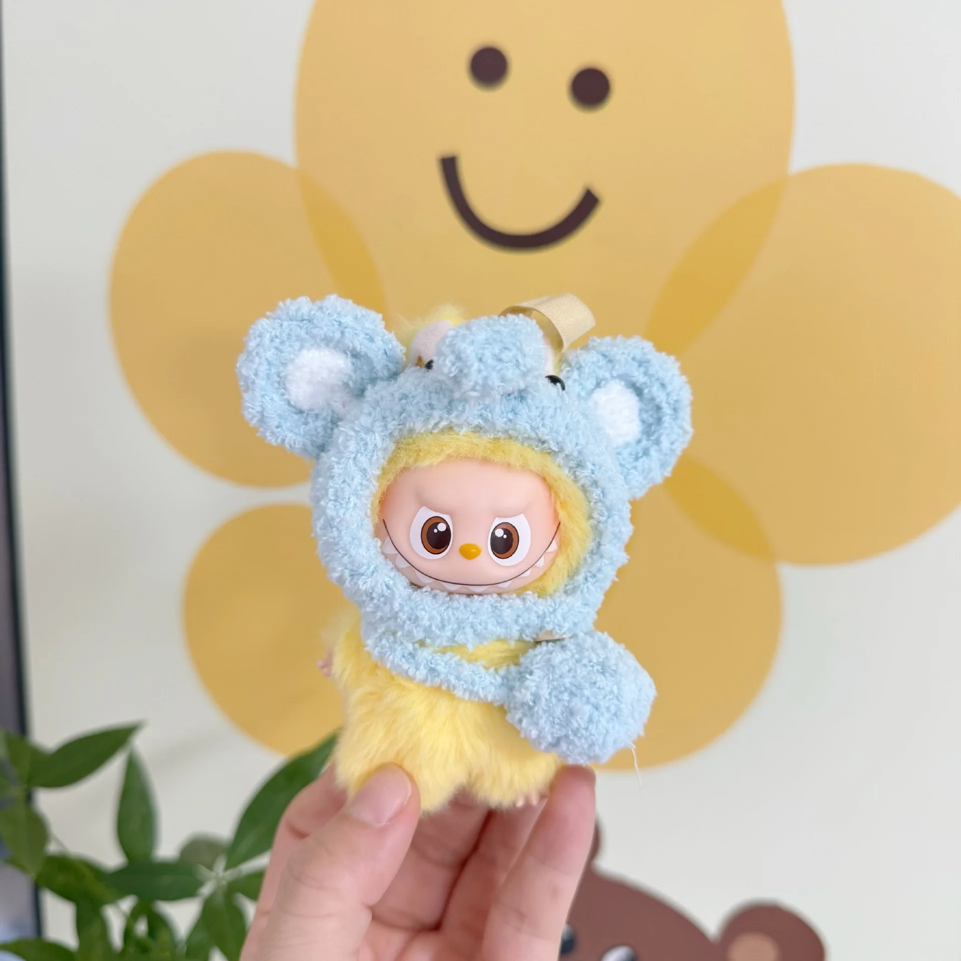 4.0 نسخة صغيرة من غيج الأنف الصغير للجيل الرابع صندوق أعمى رمز القلب LABUBU حقيبة قبعة الفيل المصنوعة يدويًا #3