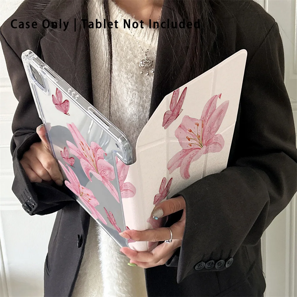 

Чехол для iPad, Smart Case, совместимый с iPad Air 6, Air 5,4, и совместим с iPad 10. — совместим с iPad Pro 2024.