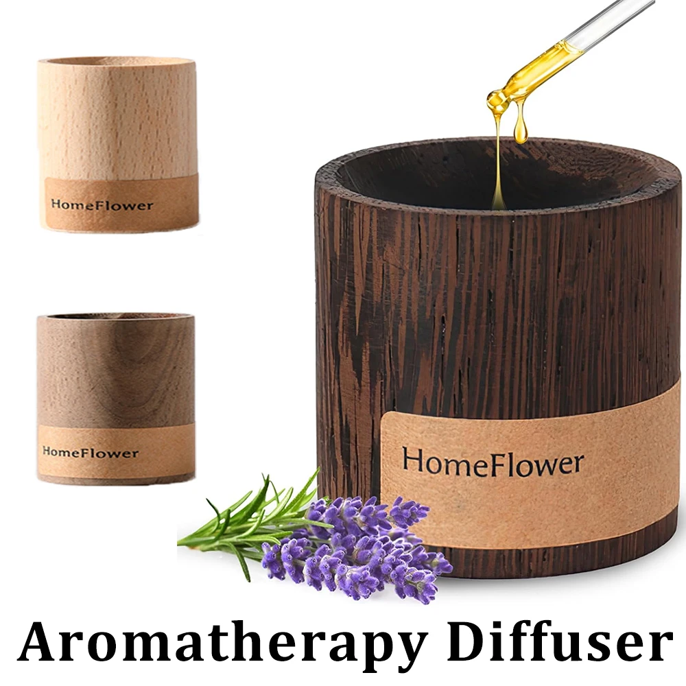 Black Walnut Wood Essential Oil Diffuser Beech Wood Rosewood Long-Lasting Fragrance Indoor Fragrance Decompression Dispenser