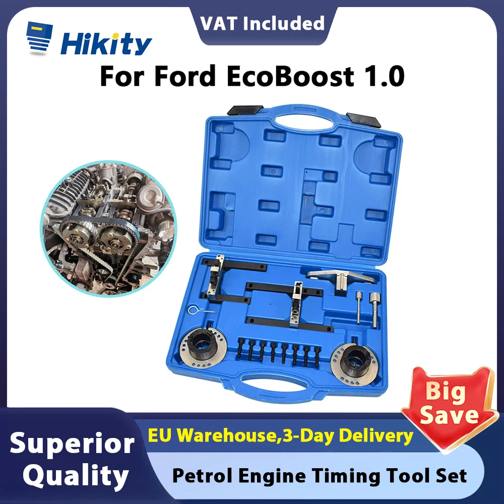 Hikity Timing Tool Set for Ford B-MAX C-MAX  EcoSport 1.0 Fiesta  Focus Grand C-MAX Petrol Engine Timing Tool Set