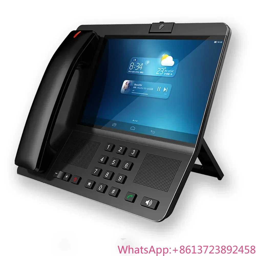 2025/4G Fixed Wireless Desktop Phone Smart Android desk video telephone for healthcare telemedicine telephone restaurant reserva