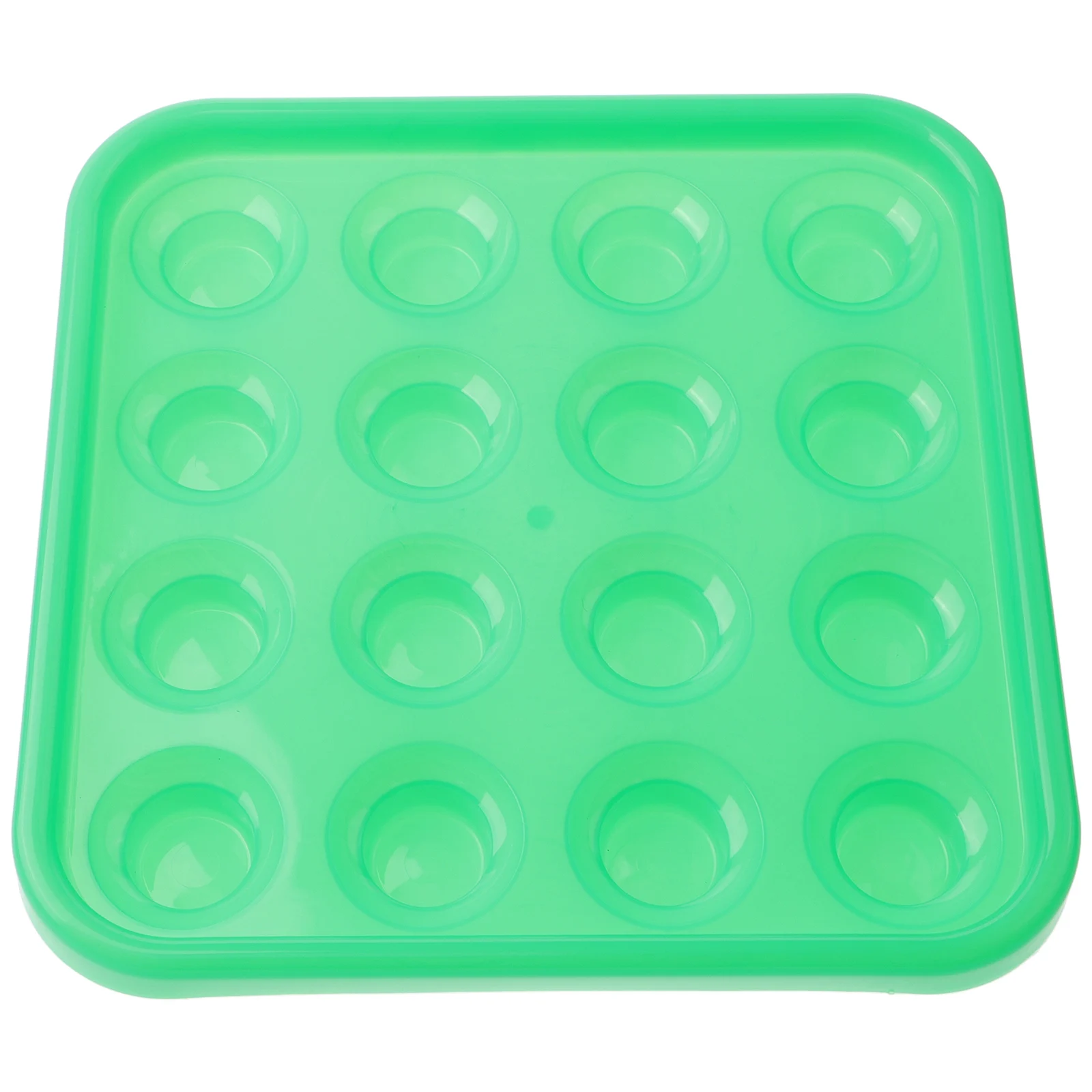 

16 Balls Pool Storage Tray Purple Plastic Holder for Billiard Balls Table Game Accessories Home Club Durable Portable Snooker