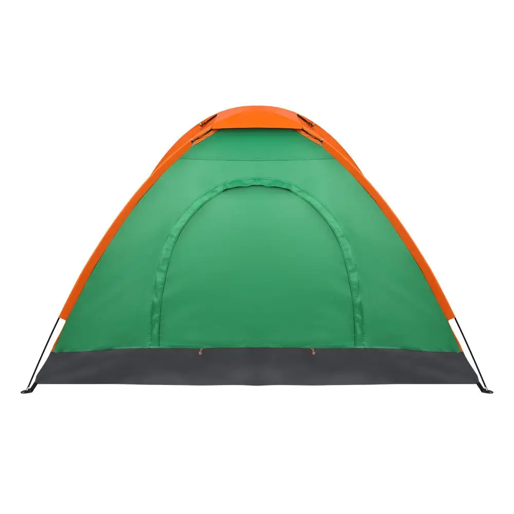

2-Person Waterproof Dome Tent for Camping & Hiking - for outdoor Survival Gear in Orange & Green