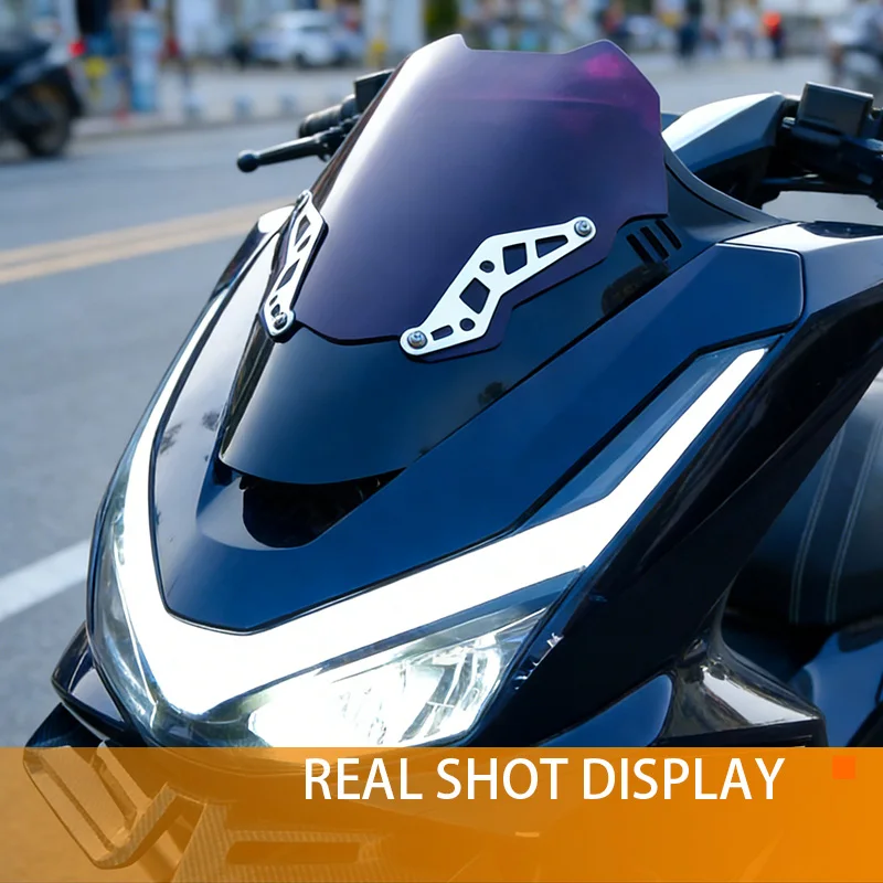 

For Honda PCX160 PCX 160 125 PCX125 Scooter 2025+ Motorcycle Racing Sports Windshield Wind Screen Deflector Shield Accessories