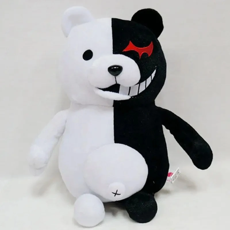 Dangan Ronpa Super Danganronpa 2, muñeco de peluche, Monokuma, oso blanco y negro, Animal de peluche suave, regalo de Navidad para niños