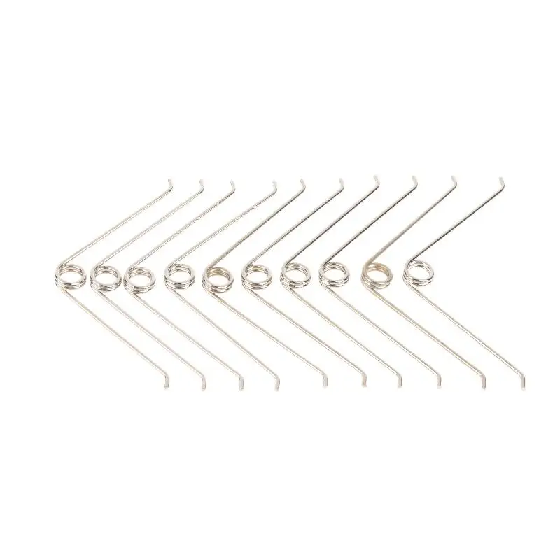 10Pcs V Shape Steel Compression Spring Durable Rustproof Metal Gardening Scissors Accessories Tool