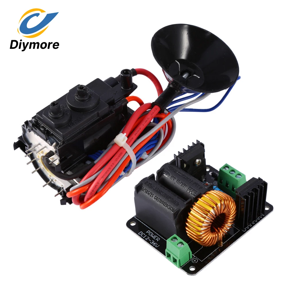 24V DC 12V 36V ZVS Tesla Coil Driver Board + Flyback Ignition Driver Coil para generadores Sgtc Marx, bobina de encendido de escalera de James