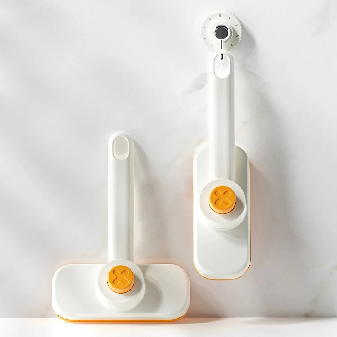

Portable Mini Rotating Mop 360 Rotation Multi-purpose Face Towel Mop Convenient Clip Style Handheld Clean Mop Bathroom