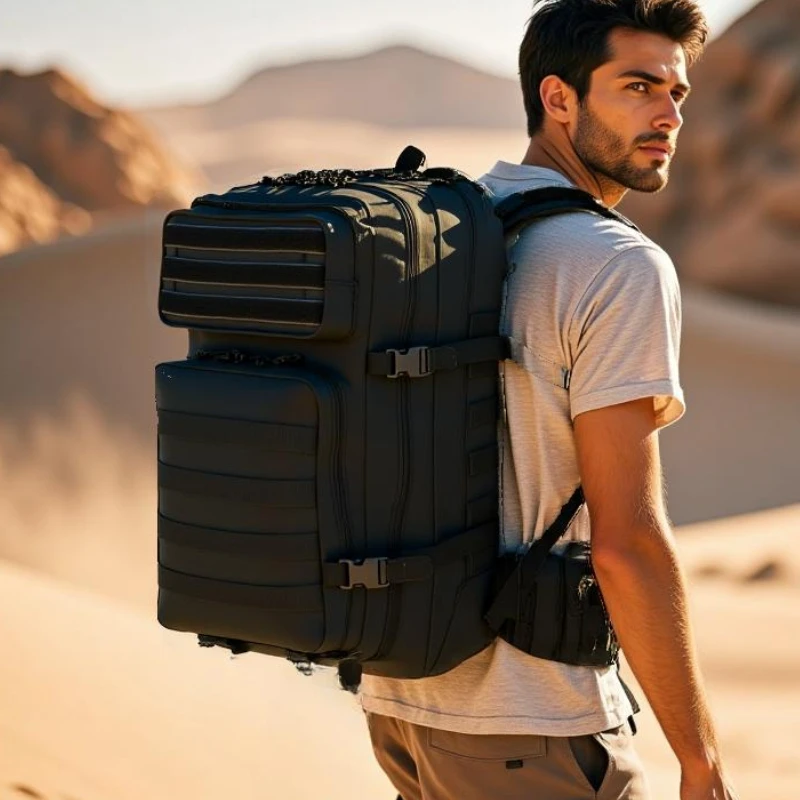 

1 шт., 45 л, походный рюкзак, рюкзак, сумка для мужчин и женщин, тактический большой вместительный рюкзак для путешествий, кемпинга