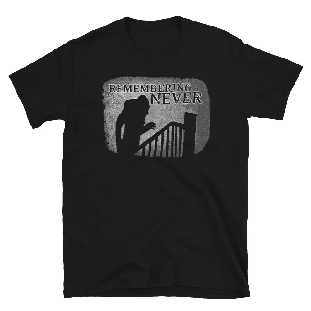 REMEMBERING NEVER 2004 Tour Nosferatu On Stairs Hardcore Band T Shirt