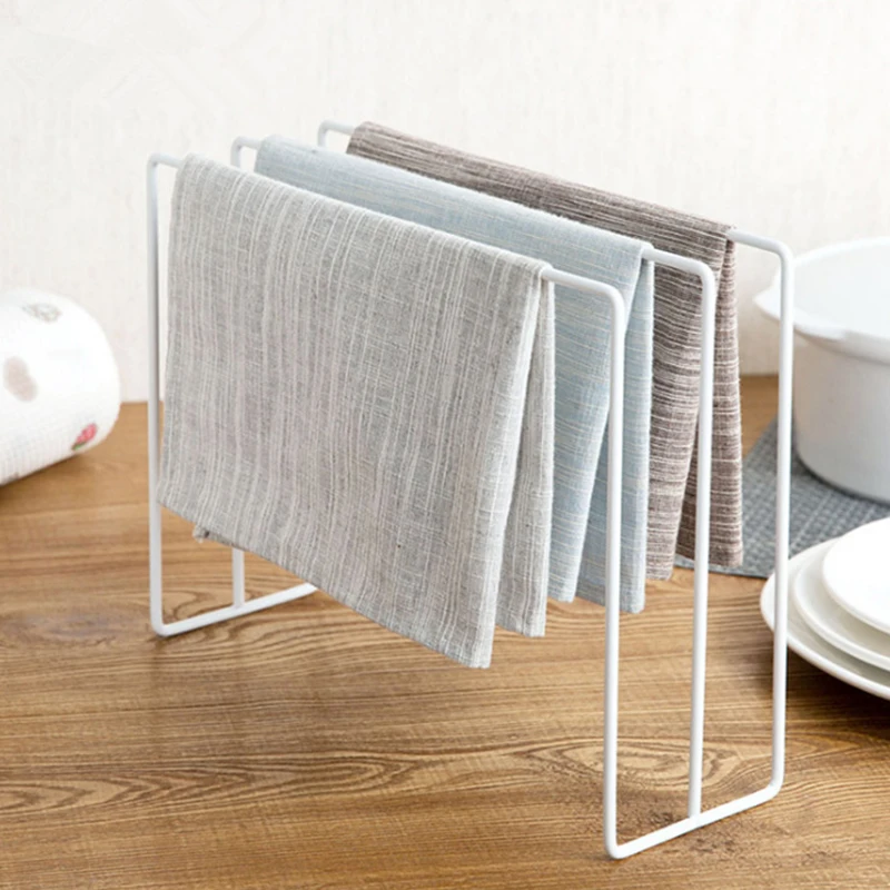 

Iron Cloth Hanger Towel Rack Drying Rack Towel Balcony Hanger Storage Organizer For Bathroom Kitchen
