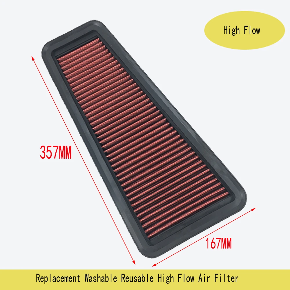 Replacement Air Filter for 2005-2015 Toyata Tacoma 4.0L Tundra 4Runner FJ Cruiser High Flow High Qulity Filters Can Be Cleaned