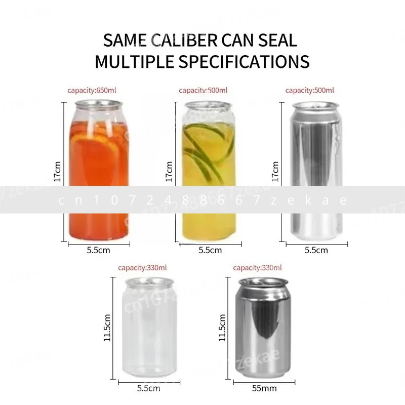 

Small Household Manual Rotary Semi-automatic Canning Machine, Suitable for Soda Beer, Juice Cans, Plastic and Glass Beverages