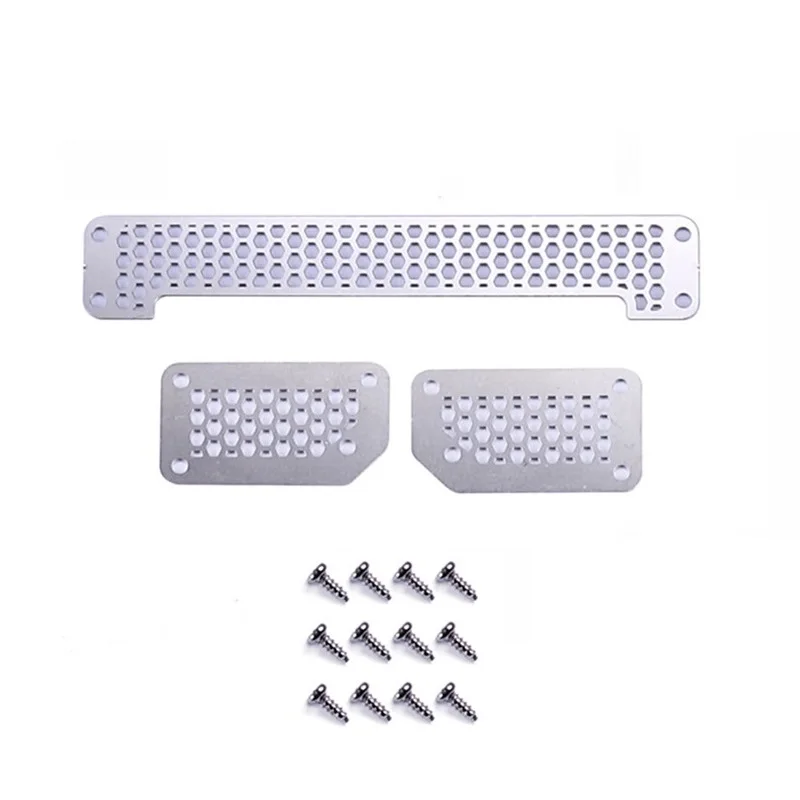 Metal Front Intake Grille para RC Car, Mesh, Atualizar Peças, Acessórios de Decoração, MN86S, MN86, MN86KS, MN86K, MN, G500