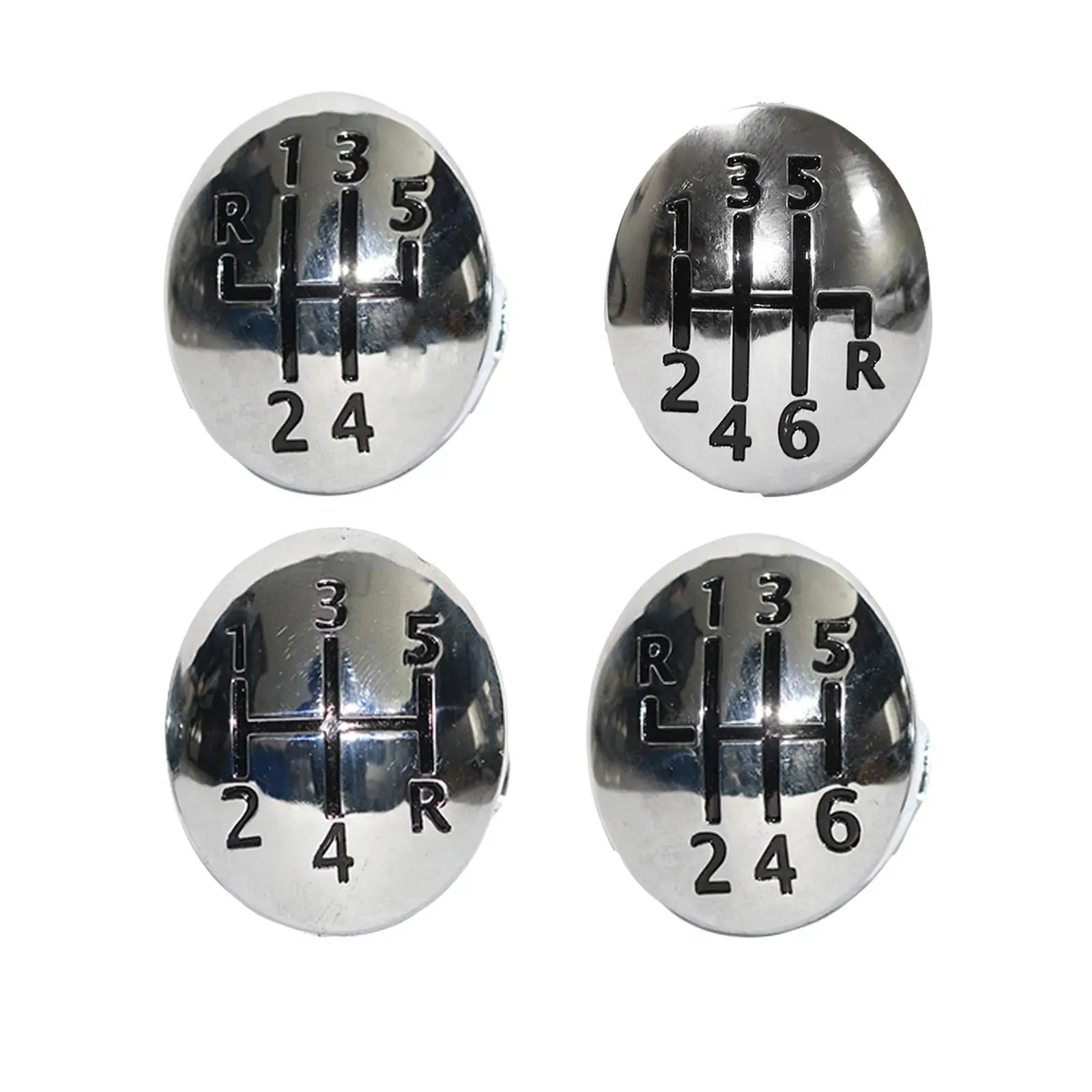 5/6 Speed Gear Knob Lever Cover Electroplating Cover for Renault Clio Twingo Scenic Megane II 1996-2011