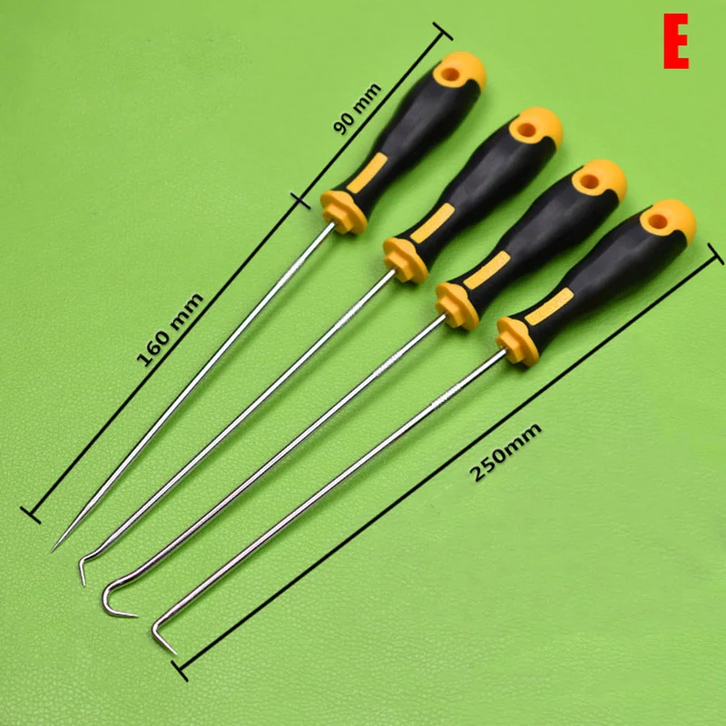 4Pcs/set Car Auto Vehicle Oil Seal Screwdrivers Set O Ring Gasket Puller Remover Pick Hooks Multifunction Tools