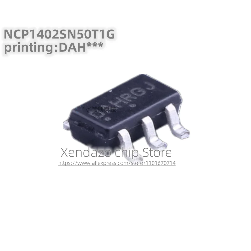 10pcs/lot NCP1402SN50T1G NCP1402SN50T Silk screen printing DAH*** SOT23-5 package 200mA 5.0V LDO regulator chip