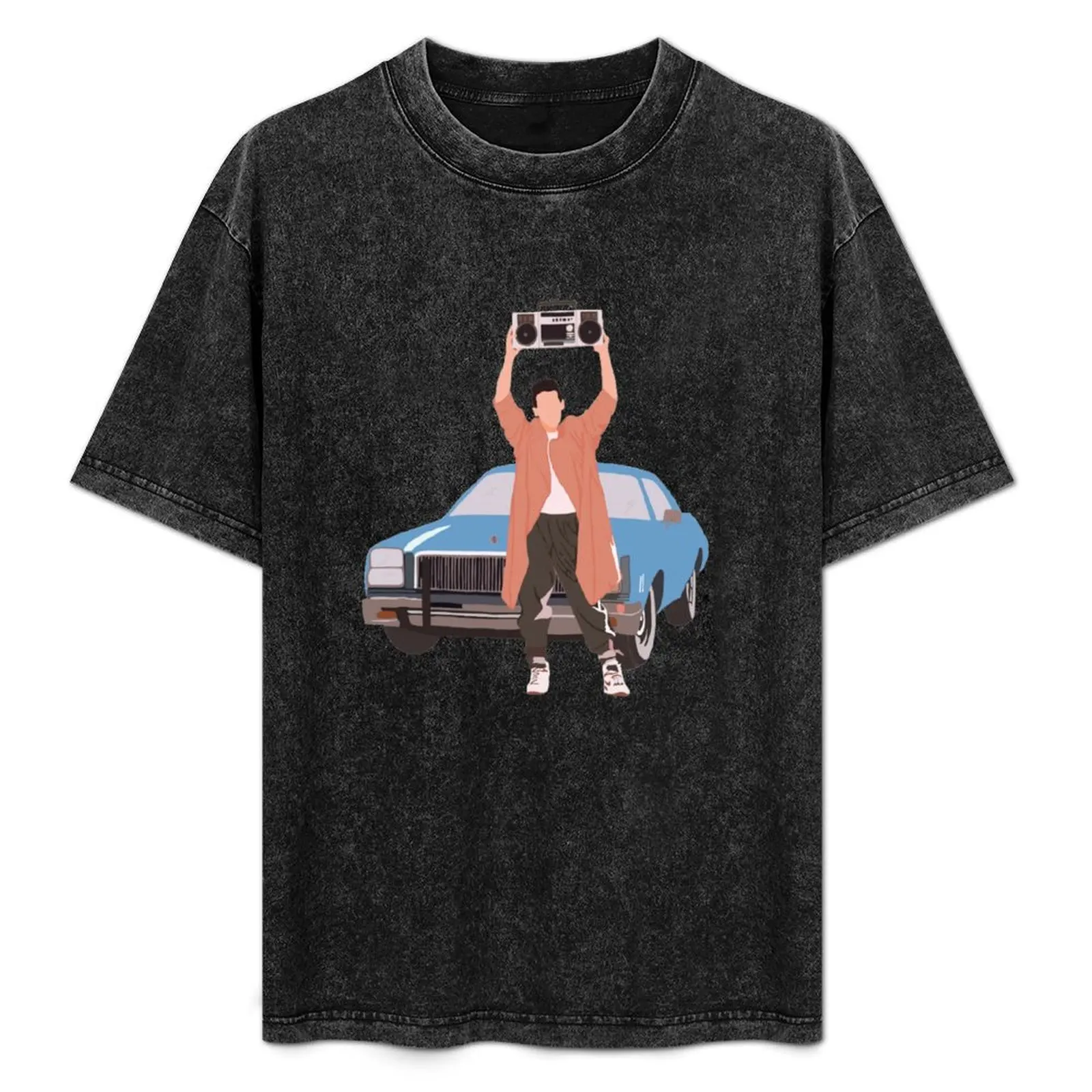 Say anything - Lloyd dobler holding his boom box T-Shirt oversizeds Personalized t-shirt boys whites anime stuff shirts men