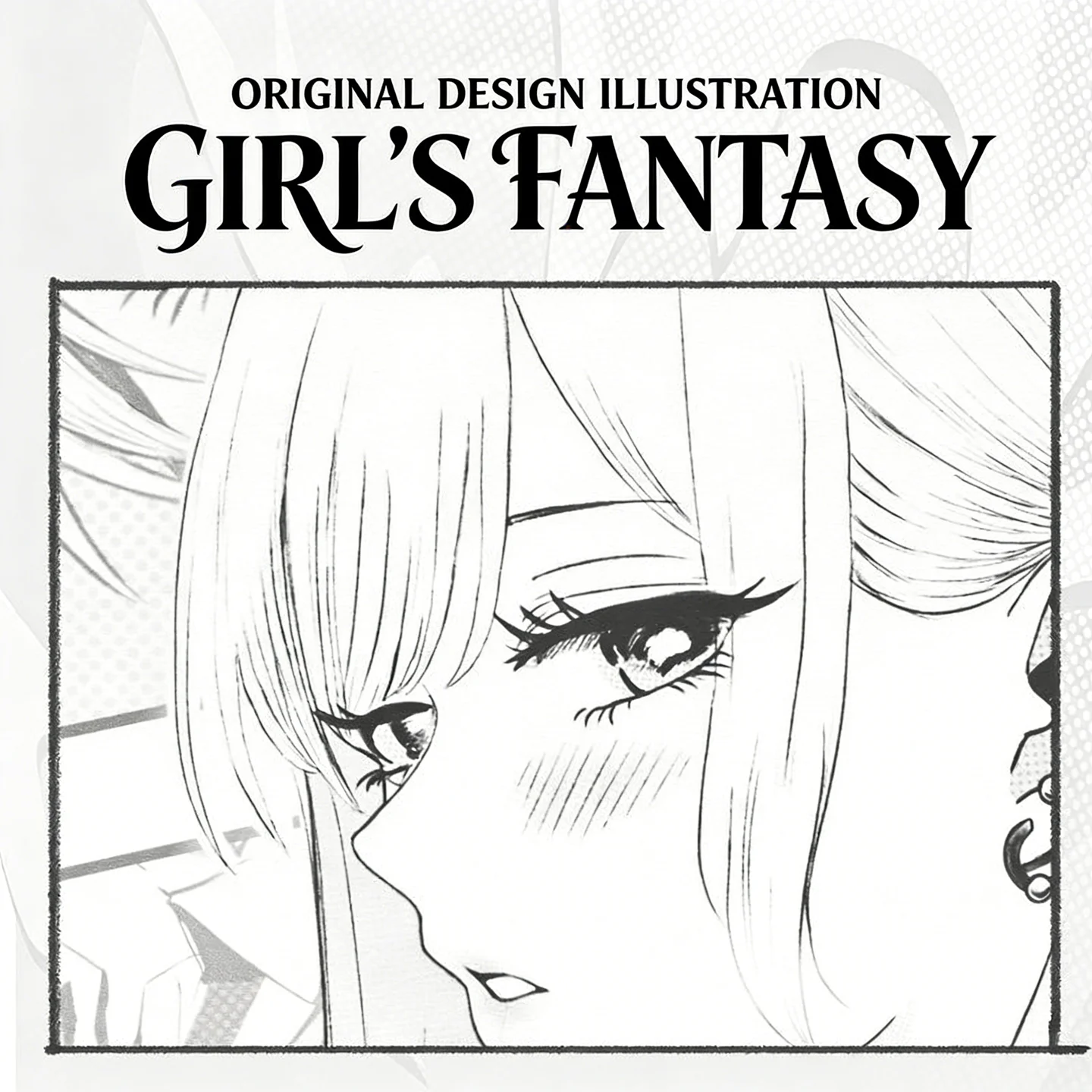 ATK Dream Anime Mouse Pad 490x420x4mm Neutral Balanced Non-Slip PU Base Sink-Stitched Edges FPS Gaming Mat for Valorant Esports