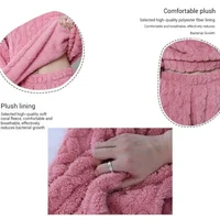 Winter Soft Coral Velvet Jacquard Warm Pajama Set for Women Solid Minimalist Striped Loungewear Female Comfortable Sleepwear New - Image 5