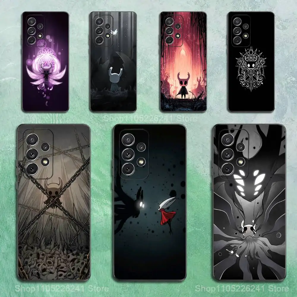 

Cool H-Hollows K-Knight Game Phone For Samsung S25,S10,S20,S10,S21,S9,S24,S23,Ultra,FE,Plus,Lite,Soft Silicone Black Cover