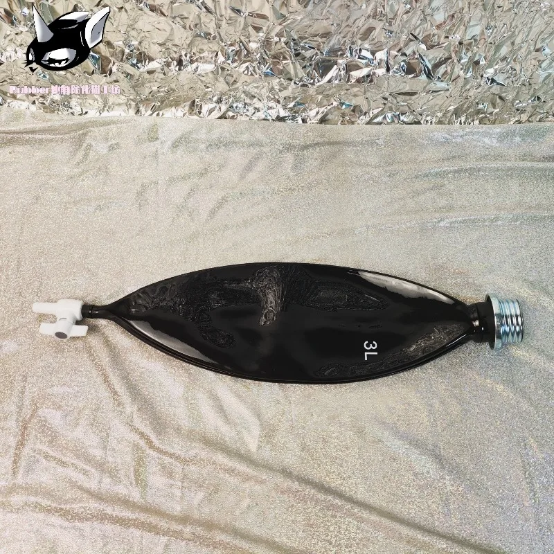 LaTeX large valve breathing bag suffocation breathing restriction control gas mask accessories