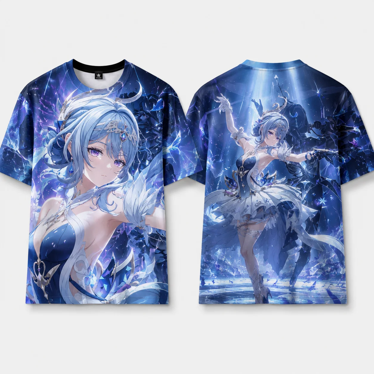 Genshin Impact TShirt Odette, Arlecchino All Over Print Jersey, Breathable Quick Dry Tee