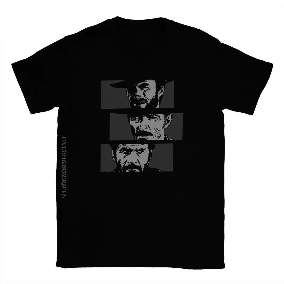 The Good The Bad and The Ugly Tshirt Men Premium Cotton Leisure T-Shirts Clint Eastwood Tee Shirt Harajuku Clothing Summer