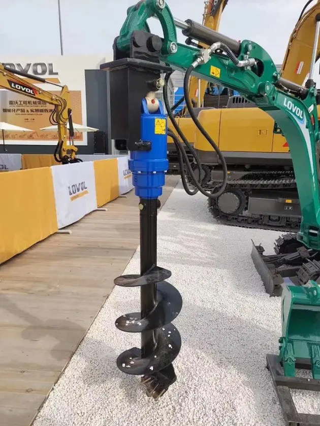 HUITONG Brand Excavator Hydraulic Auger Drive Auger Rotary Drill for EC80C Excavator CAT906M Loader.