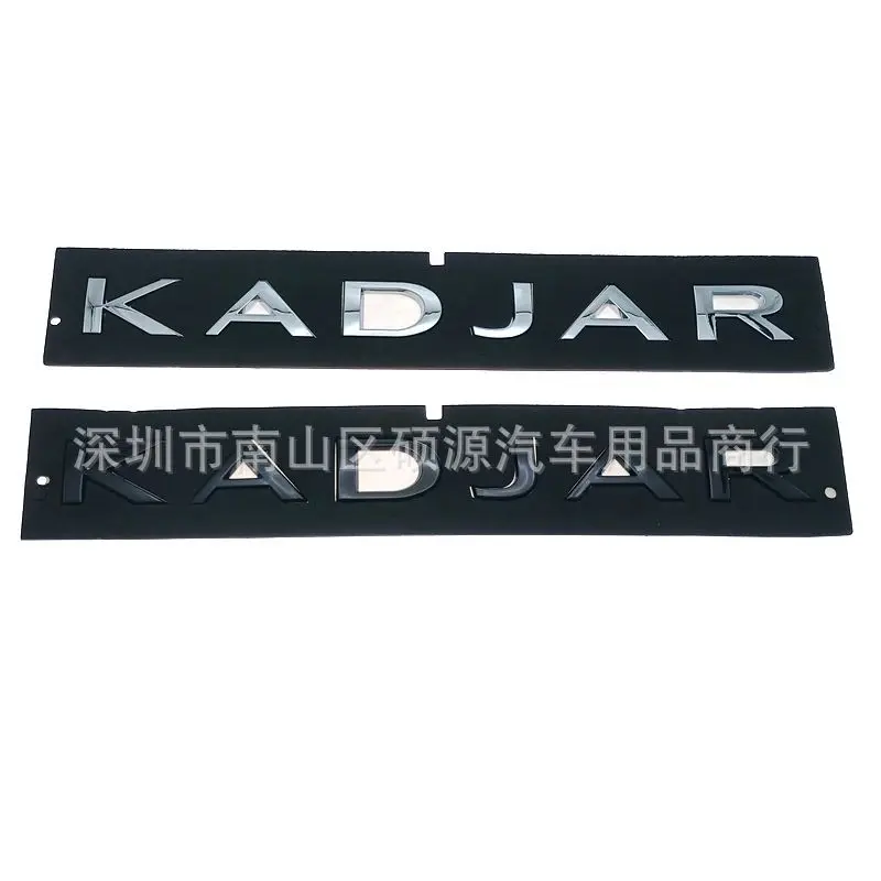 Waterproof 3D ABS KADJAR Alphabet Logo Rear Boot Decal Replacement Badge Auto Tuning Decor Stickers For Renault Kadjar All Years