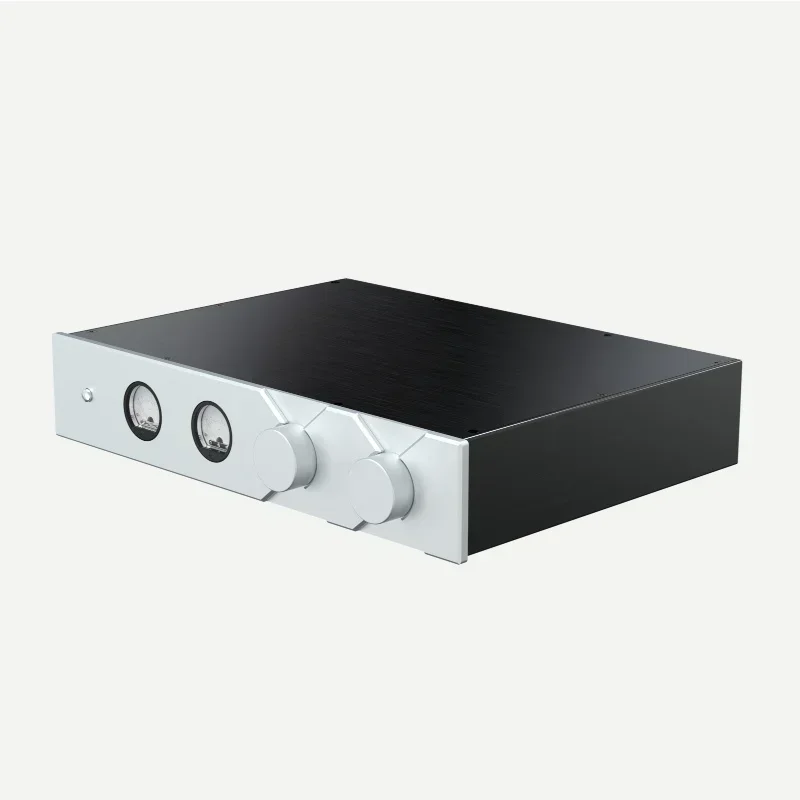 430*82*308/358mm Alle Aluminium Power Verstärker Chassis Gehäuse Vu Meter für Vorverstärker DIY Verstärker audio Fall Shell