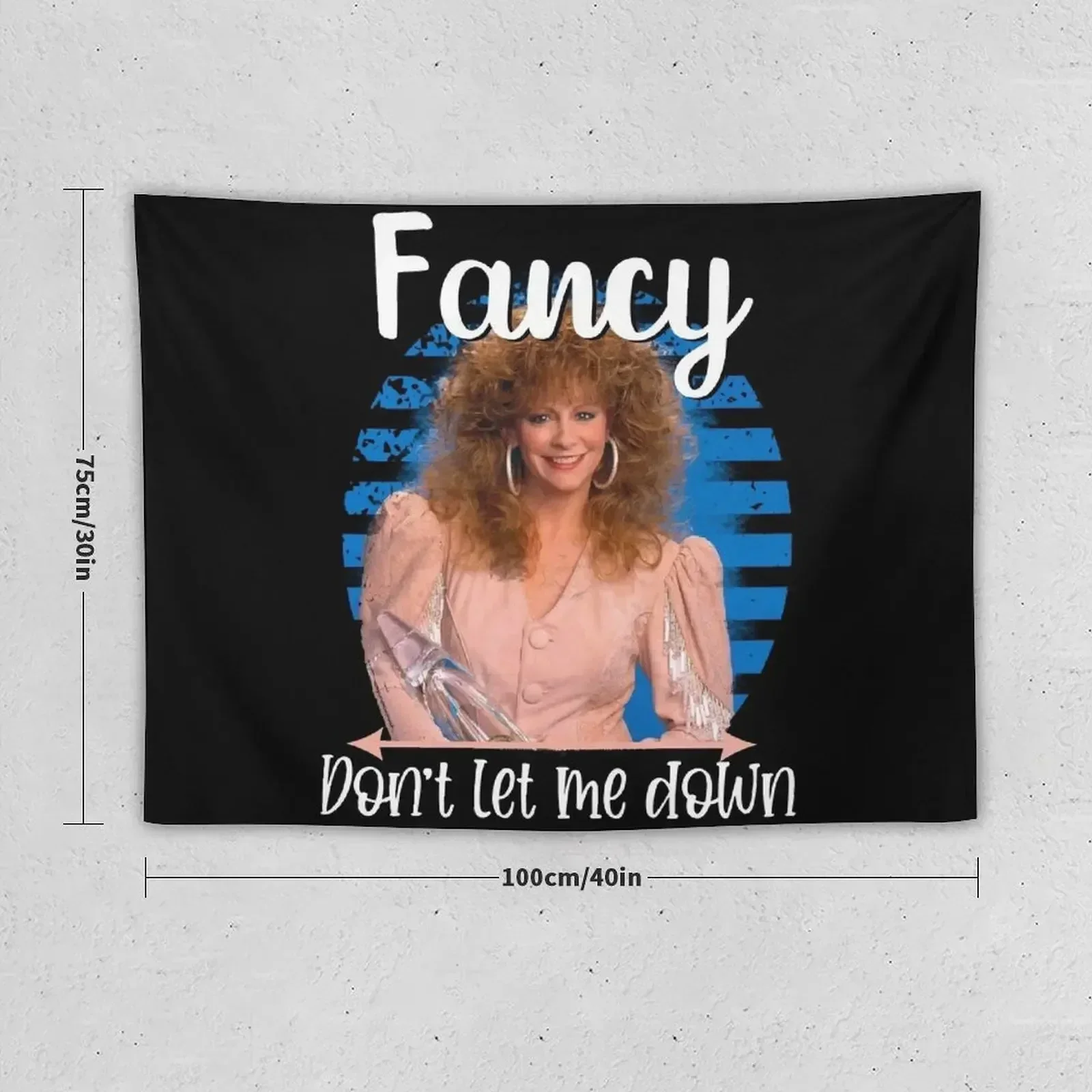 fancy funny Reba cute country music Hair Reba mcentire Tapestry Cute Room Decor Aesthetic Home Decor Tapestry