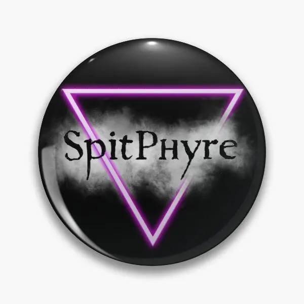 Spitphyre Purple Triangle Thing  Soft Button Pin Jewelry Cartoon Brooch Funny Lover Clothes Creative Women Metal Hat Fashion