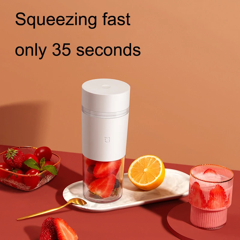 Xiaomi Mijia-ミニ電気ジューサー,ブレンダー,ポータブル,家庭用およびオフィス用,果物と野菜用,300ml