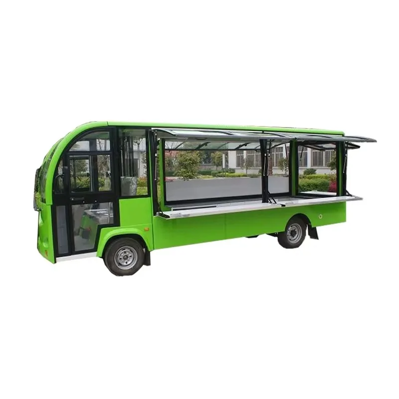 Mobile Seafood Food Cart Shrimp Fish Vending Trailer with Refrigerator for Fresh Food Sales