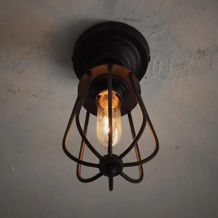 

Retro Loft Style Edison Industrial Vintage Ceiling Lamp Light Fixtures Indoor Lighting Surface Mounted