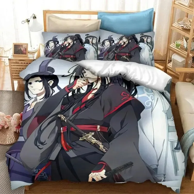 Grandmaster of Demonic Cultivation Mo Dao Zu Shi Bedding Set Bedroom Soft Modern Bedspreads Comefortable Duvet Cover Pillowcase