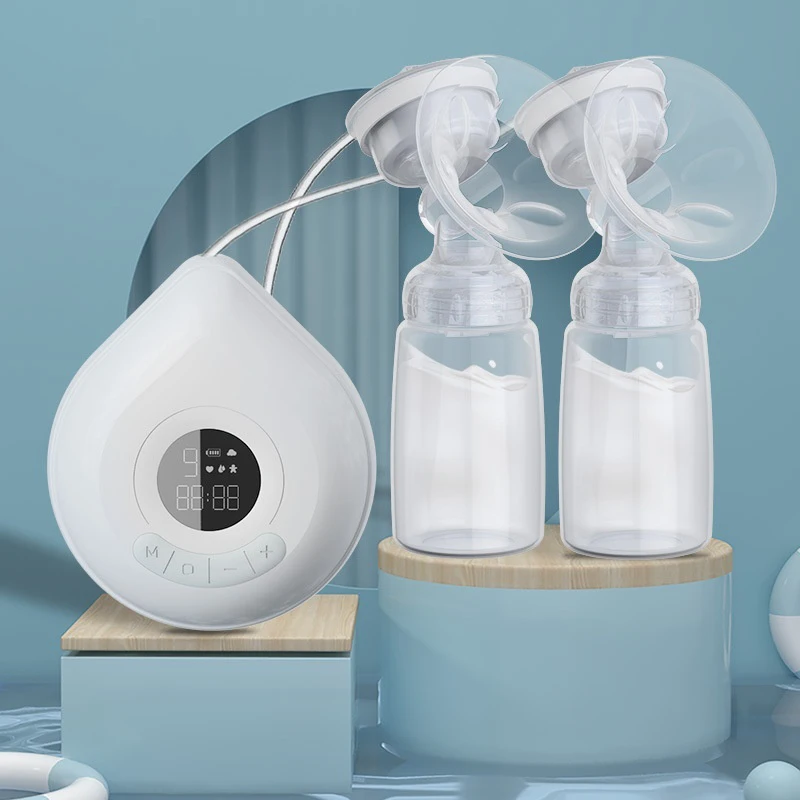 

Customized PP Material Electric Massage Suction Silicone Hands Free Feeding Electric Breast Pump