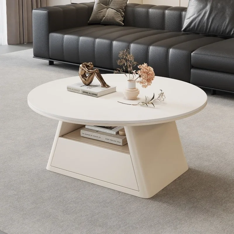 Rock slab coffee table living room home, modern minimalist and advanced sense