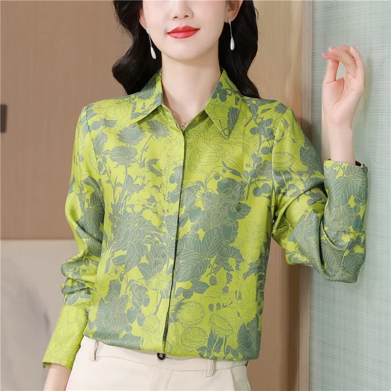 New elegant Women's Blouses ladies shirts Blusas Mujer Long Sleeve Shirts causal Tops