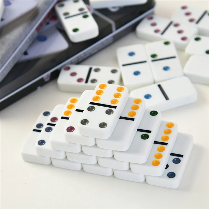 

Classic-Ivorys Domino Set, Domino Board Game, Parent-Child Interactive Chess And Cards